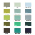 Jungle Green 100% Pure Mulberry Silk Fabric 19mm Cut - to - Size Silk Fabric - NOCHKA
