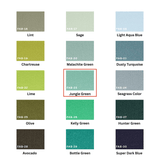 Jungle Green 100% Pure Mulberry Silk Fabric 19mm Cut - to - Size Silk Fabric - NOCHKA
