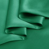 Jungle Green 100% Pure Mulberry Silk Fabric 19mm Cut - to - Size Silk Fabric - NOCHKA
