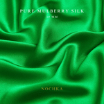 Kelly Green 100% Pure Mulberry Silk Fabric 19mm Cut - to - Size Silk Fabric - NOCHKA
