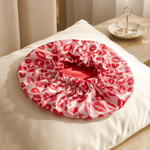 Kiss Print Pure Mulberry Silk Bonnet – Reversible & Durable - NOCHKA
