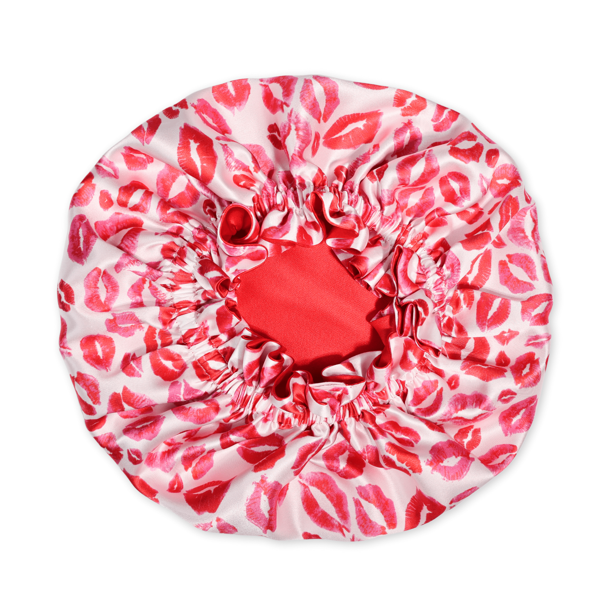 Kiss Print Pure Mulberry Silk Bonnet – Reversible & Durable - NOCHKA
