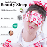 Kissed Pure Silk Sleep Mask - NOCHKA
