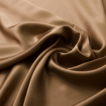 Latte 100% Pure Mulberry Silk Fabric 19mm Cut - to - Size Silk Fabric - NOCHKA
