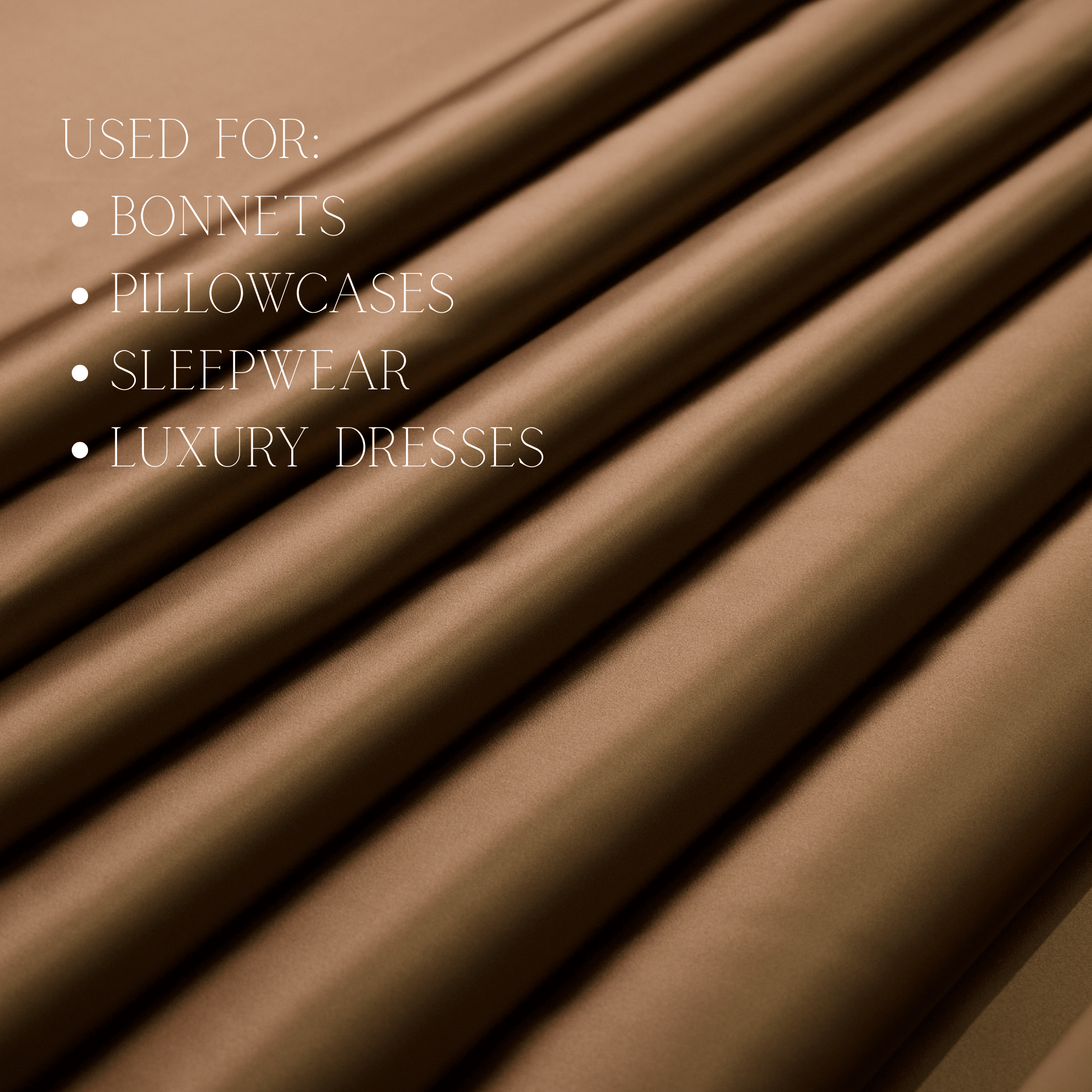 Latte 100% Pure Mulberry Silk Fabric 19mm Cut - to - Size Silk Fabric - NOCHKA
