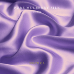 Lavender 100% Pure Mulberry Silk Fabric 19mm Cut - to - Size Silk Fabric - NOCHKA
