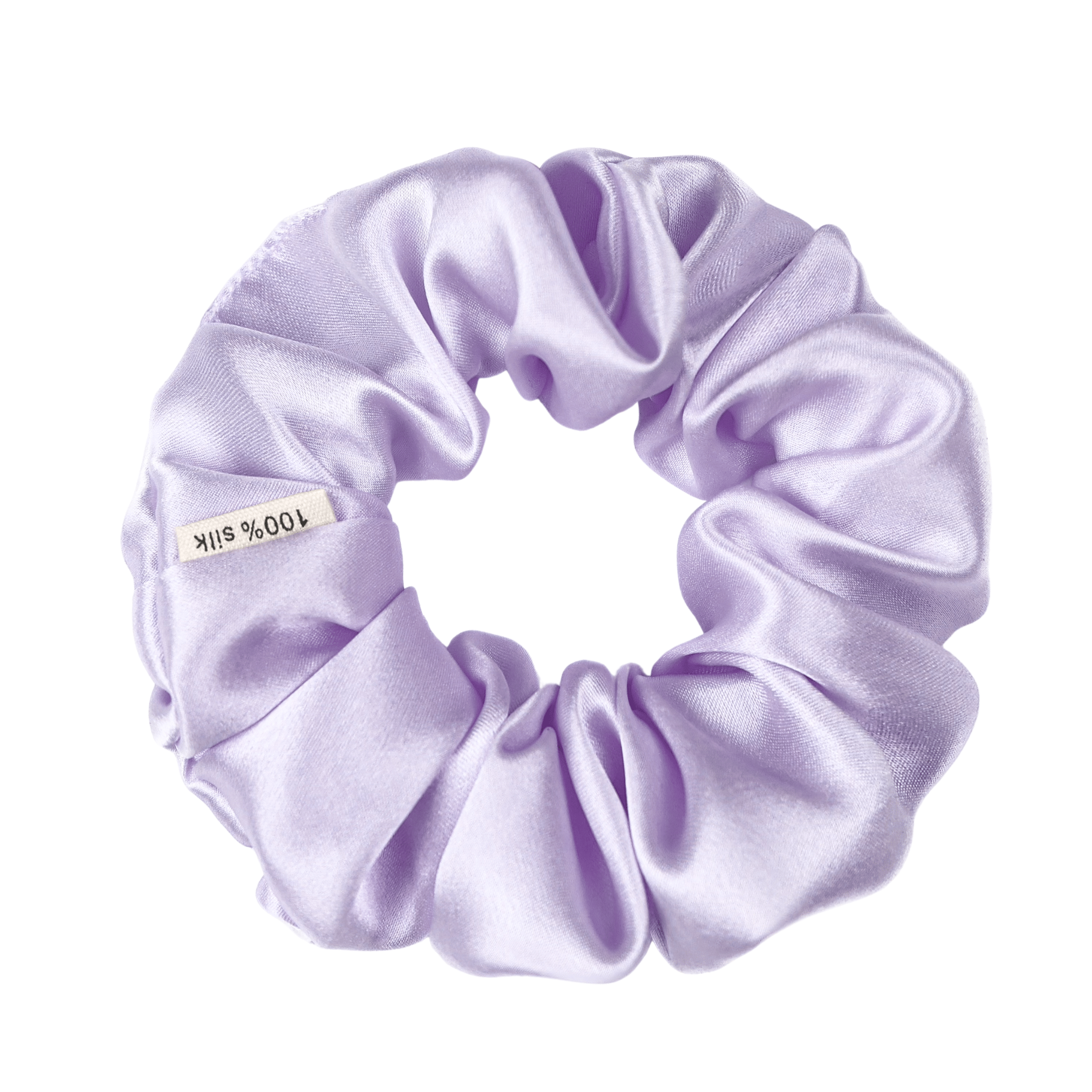 Lavender Skinny Scrunchie – 100% Pure Mulberry Silk, Perfect for All Hair Types - NOCHKA
