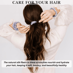 Lavender Ultra Skinny Scrunchie – 100% Pure Mulberry Silk, Perfect for All Hair Types - NOCHKA
