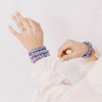 Lavender Ultra Skinny Scrunchie – 100% Pure Mulberry Silk, Perfect for All Hair Types - NOCHKA
