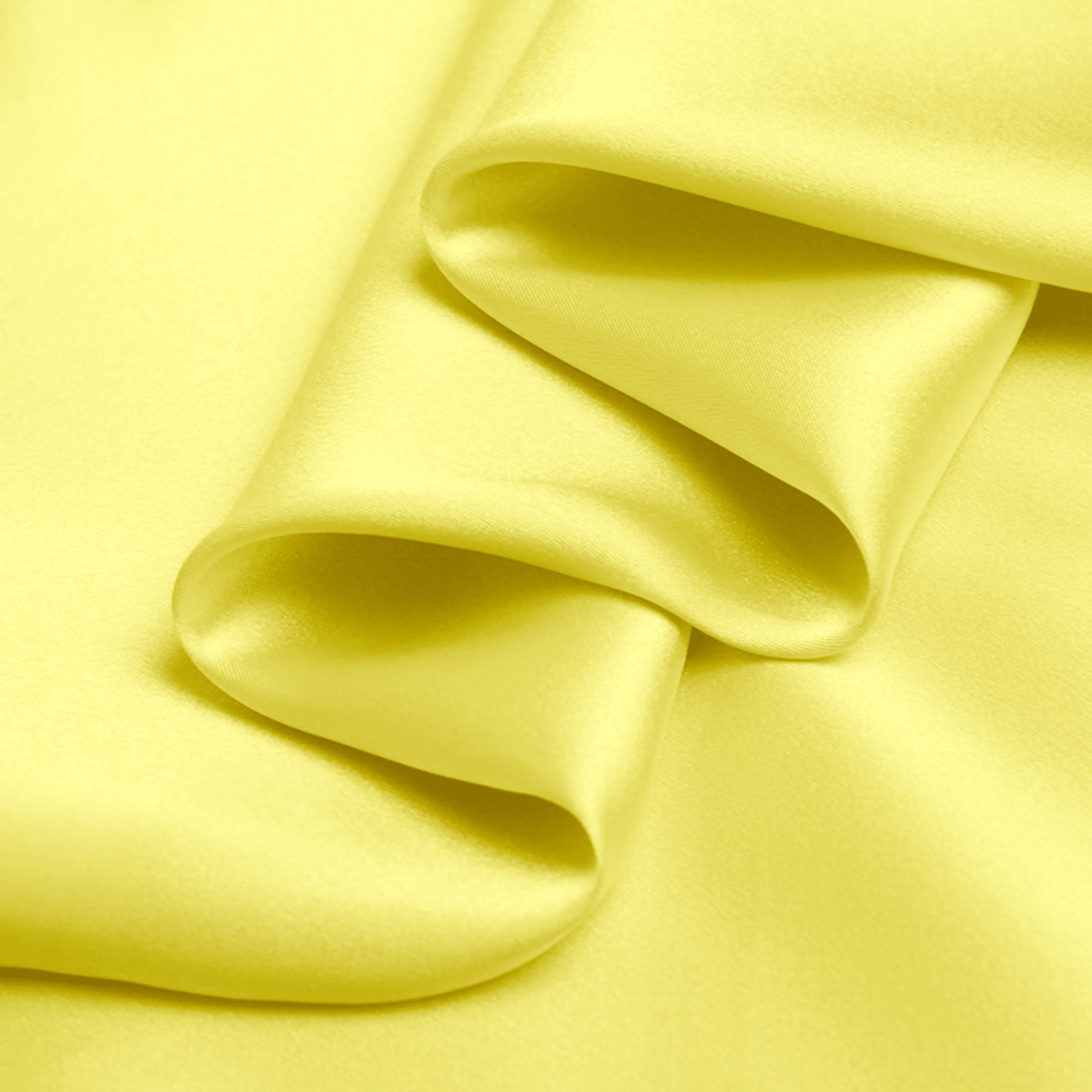 Lemon Yellow 100% Pure Mulberry Silk Fabric 19mm Cut - to - Size Silk Fabric - NOCHKA
