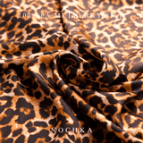 Leopard Pure Silk Headband - NOCHKA

