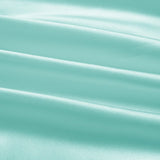 Light Aqua Blue 100% Pure Mulberry Silk Fabric 19mm 44" Width Pre - Cut Silk Fabric - NOCHKA

