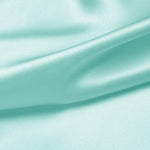 Light Aqua Blue 100% Pure Mulberry Silk Fabric 19mm 44" Width Pre - Cut Silk Fabric - NOCHKA
