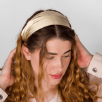 Light Caramel Pure Silk Headband - NOCHKA
