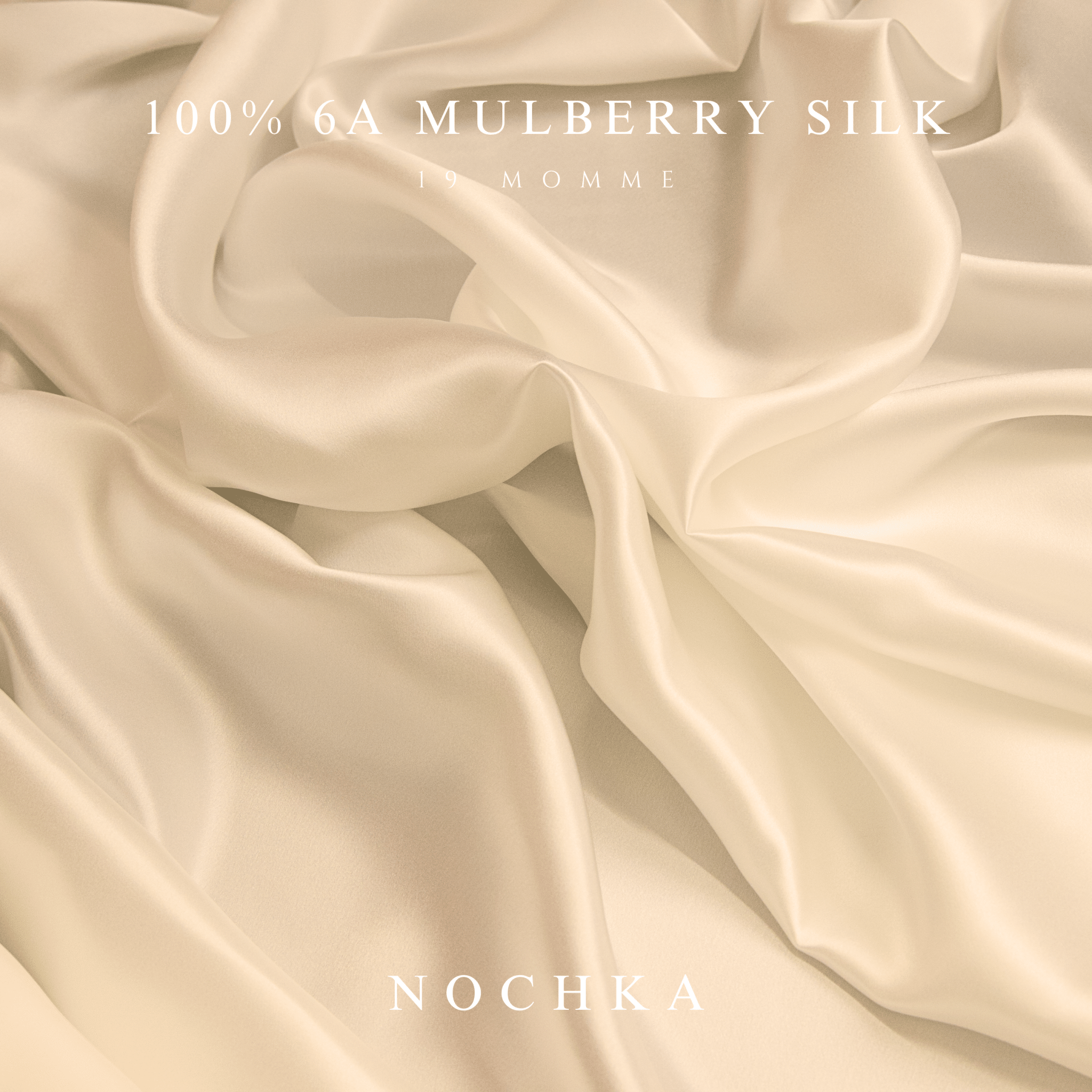 Light Caramel Pure Silk Headband - NOCHKA
