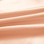 Light Peach 100% Pure Mulberry Silk Fabric 19mm 44" Width Pre - Cut Silk Fabric - NOCHKA
