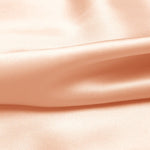 Light Peach 100% Pure Mulberry Silk Fabric 19mm 44" Width Pre - Cut Silk Fabric - NOCHKA
