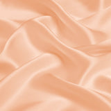 Light Peach 100% Pure Mulberry Silk Fabric 19mm 44" Width Pre - Cut Silk Fabric - NOCHKA
