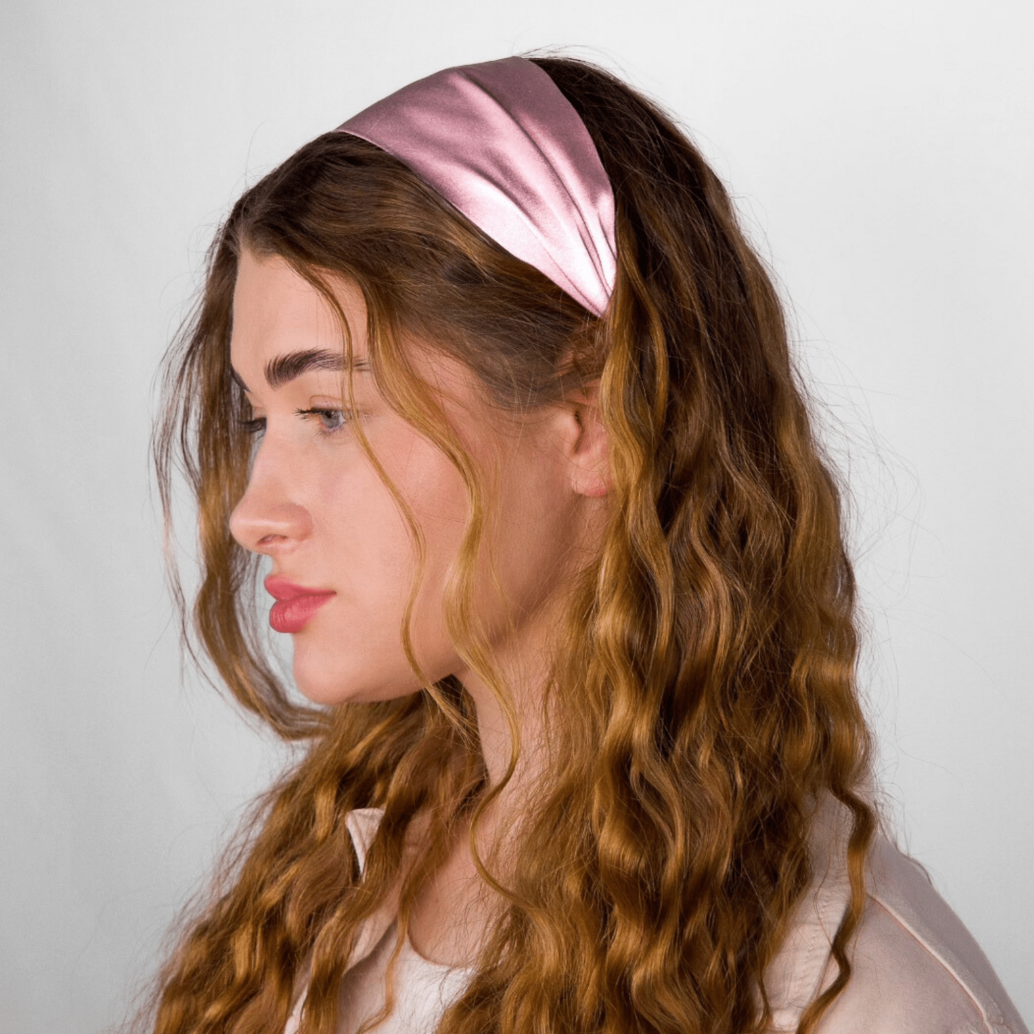 Lilac Pure Silk Headband - NOCHKA
