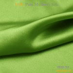 Lime 100% Pure Mulberry Silk Fabric 19mm Cut - to - Size Silk Fabric - NOCHKA
