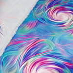 Lollipop Print 100% Pure Mulberry Silk Fabric 19mm 54" Width Pre - Cut Silk Fabric - NOCHKA
