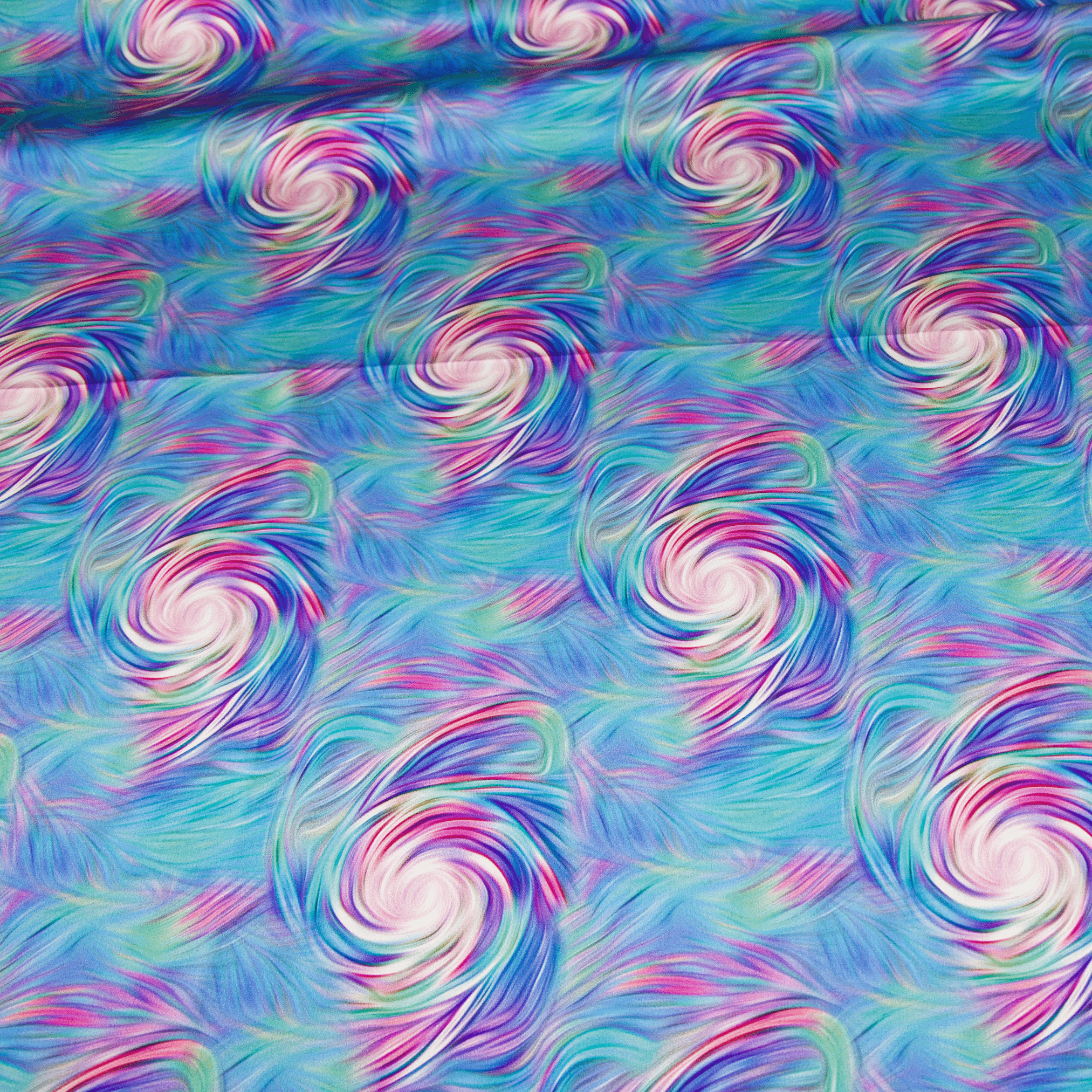 Lollipop Print 100% Pure Mulberry Silk Fabric 19mm 54" Width Pre - Cut Silk Fabric - NOCHKA
