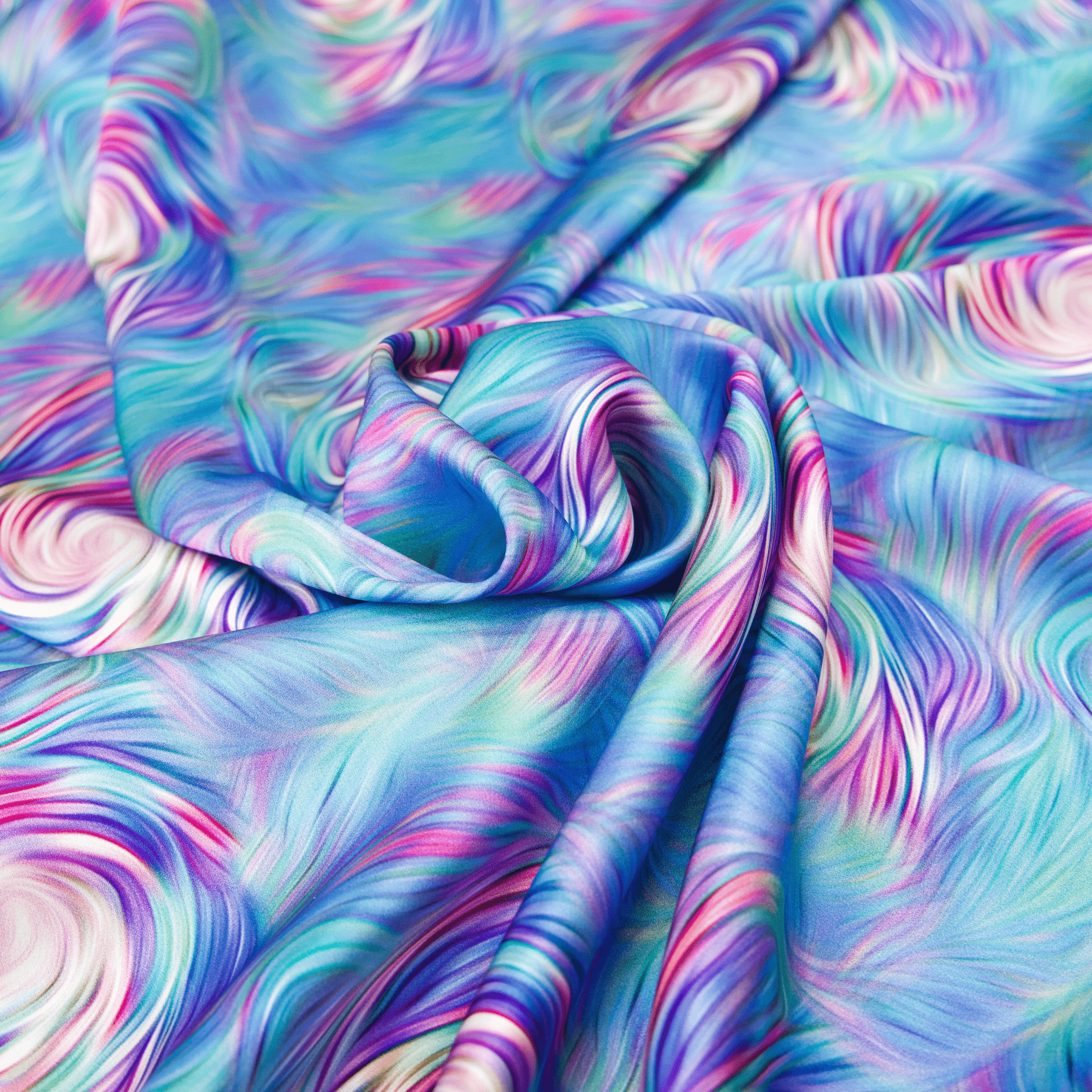 Lollipop Print 100% Pure Mulberry Silk Fabric 19mm 54" Width Pre - Cut Silk Fabric - NOCHKA
