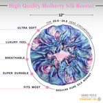 Lollipop Print Pure Mulberry Silk Bonnet – Reversible & Durable - NOCHKA
