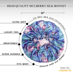 Lollipop Print Pure Mulberry Silk Bonnet – Reversible & Durable - NOCHKA
