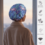 Lollipop Print Pure Mulberry Silk Bonnet – Reversible & Durable - NOCHKA
