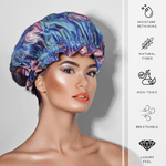 Lollipop Print Pure Mulberry Silk Bonnet – Reversible & Durable - NOCHKA
