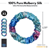 Lollipop Ultra - Skinny Silk Scrunchies (Set of 5) - NOCHKA
