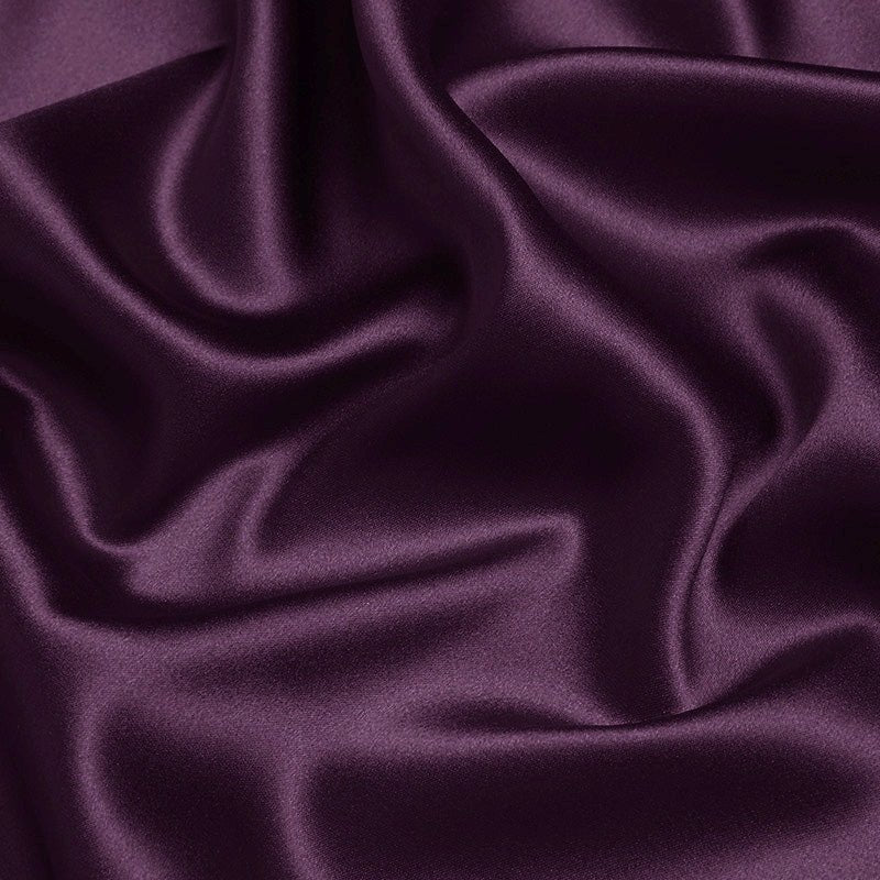 Magenta Color 100% Pure Mulberry Silk Fabric 19mm 44" Width Pre - Cut Silk Fabric - NOCHKA
