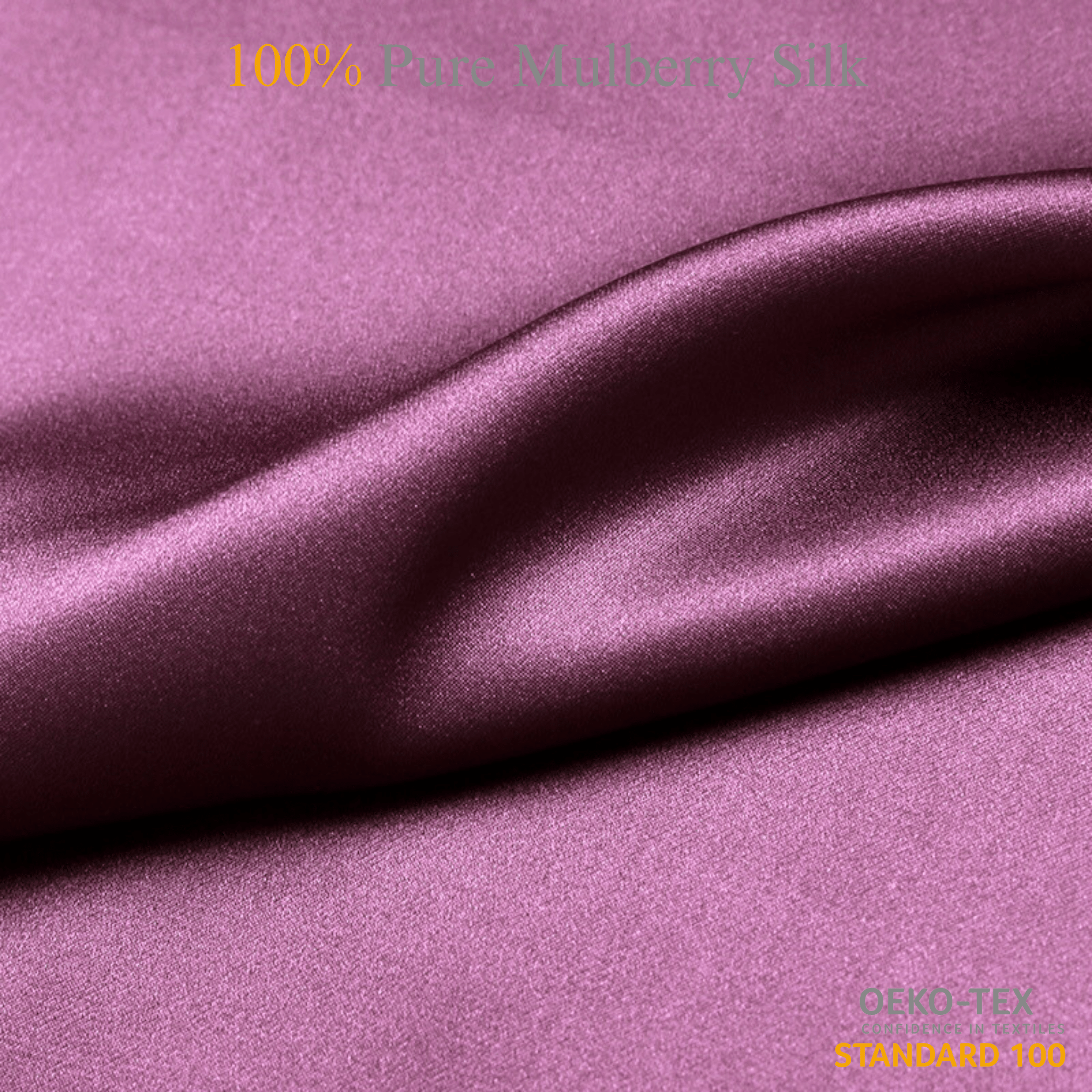 Magenta Color 100% Pure Mulberry Silk Fabric 19mm Cut - to - Size Silk Fabric - NOCHKA
