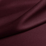 Mahogany Red Color 100% Pure Mulberry Silk Fabric 19mm 44" Width Pre - Cut Silk Fabric - NOCHKA
