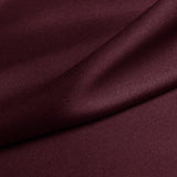 Mahogany Red Color 100% Pure Mulberry Silk Fabric 19mm 44" Width Pre - Cut Silk Fabric - NOCHKA
