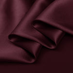 Mahogany Red Color 100% Pure Mulberry Silk Fabric 19mm 44" Width Pre - Cut Silk Fabric - NOCHKA
