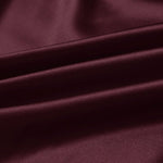 Mahogany Red Color 100% Pure Mulberry Silk Fabric 19mm 44" Width Pre - Cut Silk Fabric - NOCHKA
