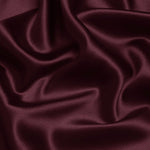 Mahogany Red Color 100% Pure Mulberry Silk Fabric 19mm 44" Width Pre - Cut Silk Fabric - NOCHKA
