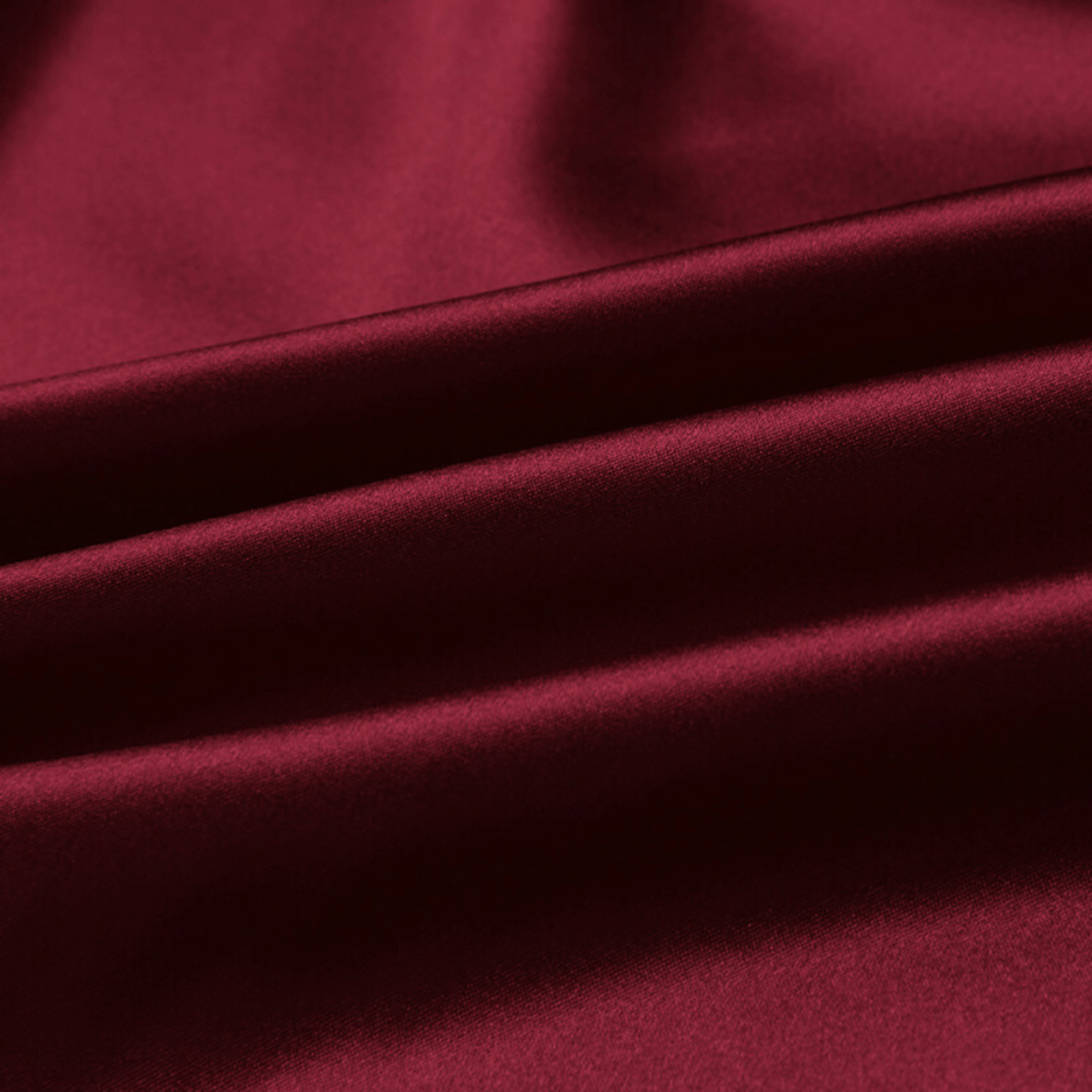 Mahogany Red Color 100% Pure Mulberry Silk Fabric 19mm Cut - to - Size Silk Fabric - NOCHKA

