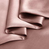 Mahogany Rose 100% Pure Mulberry Silk Fabric 19mm Cut - to - Size Silk Fabric - NOCHKA
