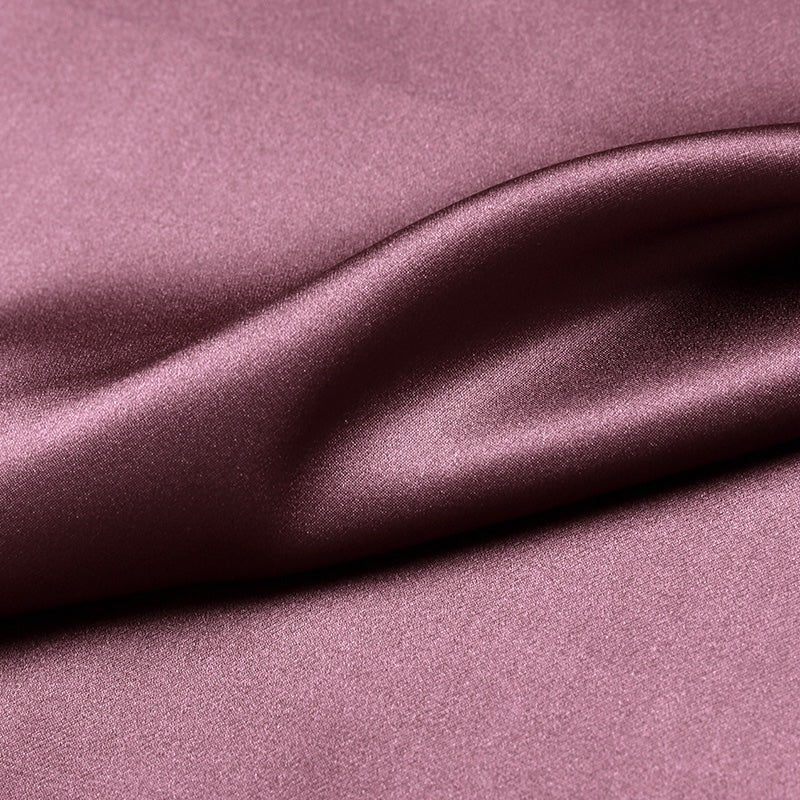 Mauve 100% Pure Mulberry Silk Fabric 19mm 44" Width Pre - Cut Silk Fabric - NOCHKA
