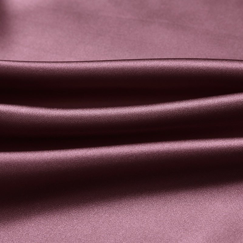 Mauve 100% Pure Mulberry Silk Fabric 19mm 44" Width Pre - Cut Silk Fabric - NOCHKA
