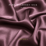 Mauve 100% Pure Mulberry Silk Fabric 19mm Cut - to - Size Silk Fabric - NOCHKA
