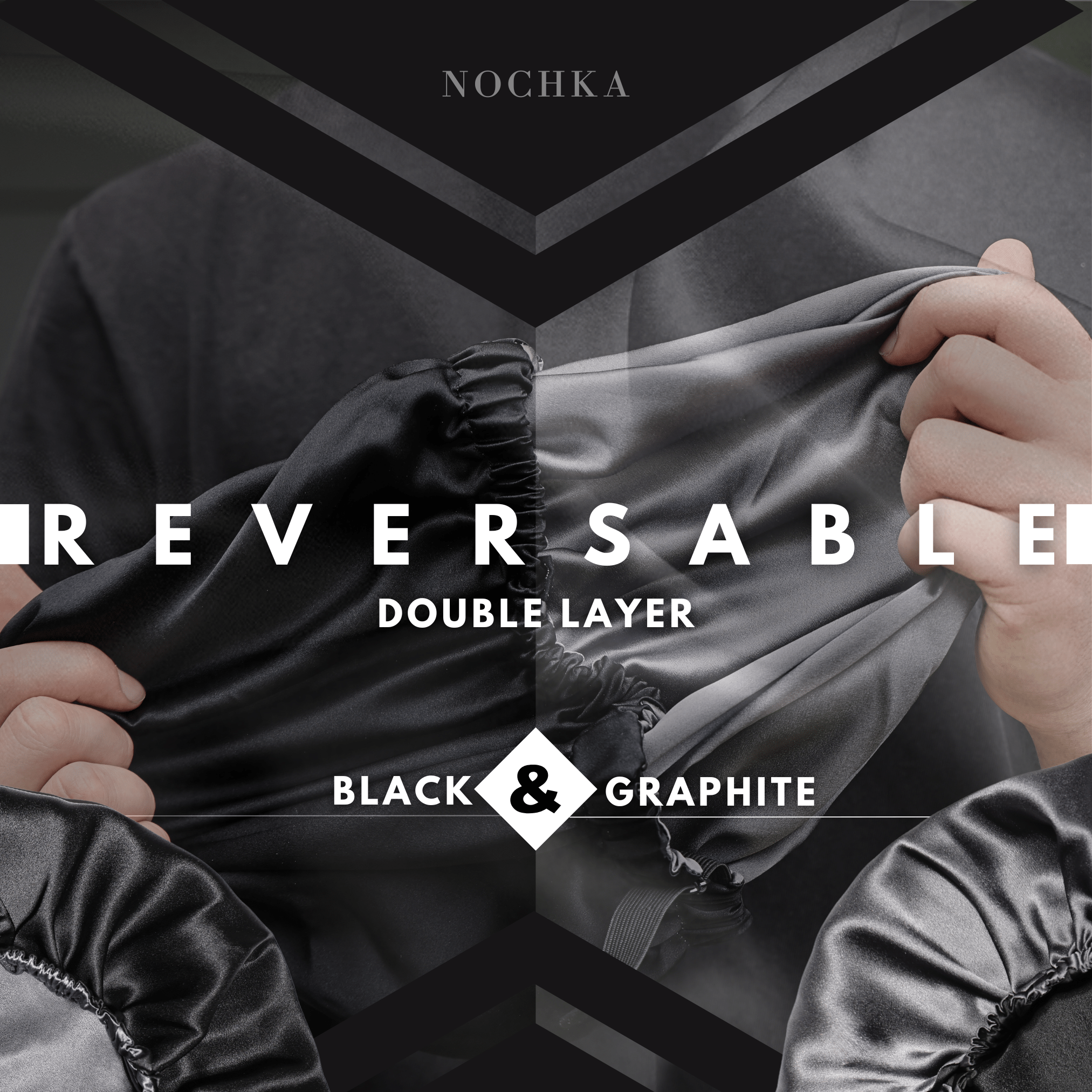 Men's Reversible Double - Layer Silk Bonnet – Premium Hair Care & Gift - NOCHKA

