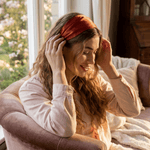 Merlot Red Pure Silk Headband - NOCHKA
