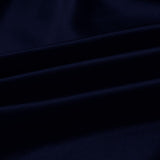 Midnight Blue 100% Pure Mulberry Silk Fabric 19mm 44" Width Pre - Cut Silk Fabric - NOCHKA
