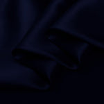 Midnight Blue 100% Pure Mulberry Silk Fabric 19mm 44" Width Pre - Cut Silk Fabric - NOCHKA
