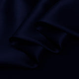 Midnight Blue 100% Pure Mulberry Silk Fabric 19mm 44" Width Pre - Cut Silk Fabric - NOCHKA
