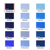 Midnight Blue 100% Pure Mulberry Silk Fabric 19mm Cut - to - Size Silk Fabric - NOCHKA
